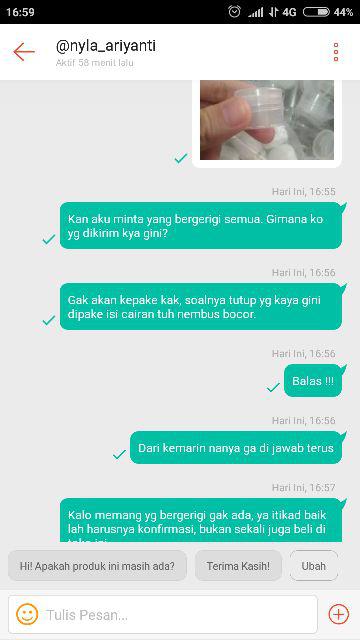 Botol 100 Ml Fliptop Natural