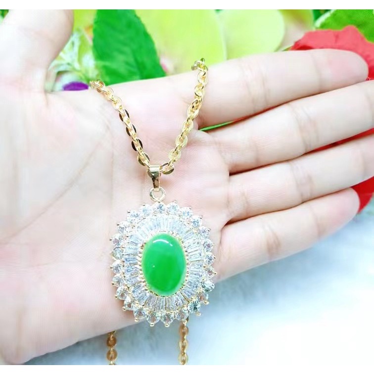 Kalung Xuping Permata Warna Warni Perhiasan Fashion F87-89