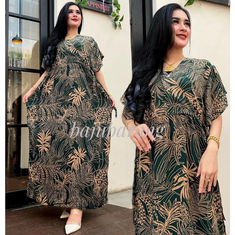 DASTER KIMONO LENGAN LONCENG DAUN | BAJU TIDUR KEKINIAN |DRES KIMONO BUSUI