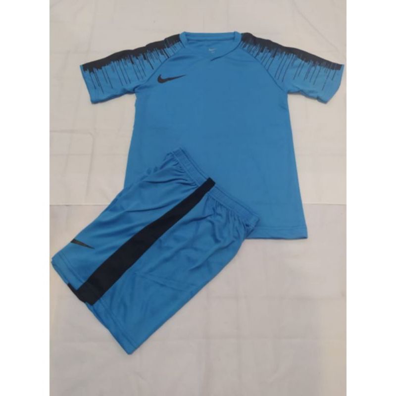 jersey baju bola baju olahraga sepak bola futsal voli tenis badminton anak usia 6-14 tahun baju satu setel murah