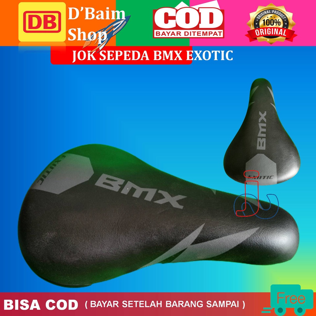 Sadel Sepeda BMX Jok Sepeda BMX Exotic Super Empuk ET G-313