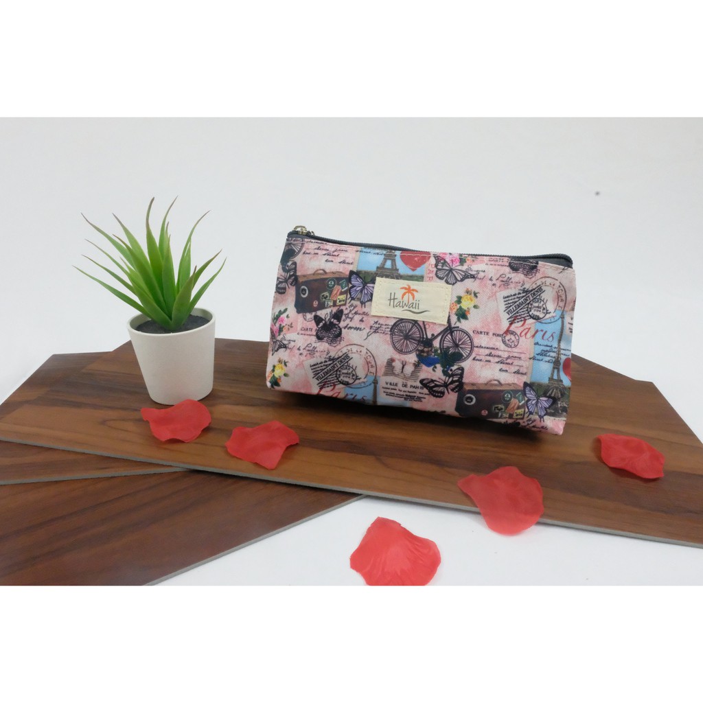 Dompet Kosmetik Pouch Serbaguna Casual Medium -DO2