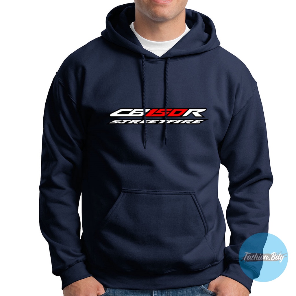 SWEATER HOODIE CB150R STREETFIRE BAHAN FLEECE M L XL XXL