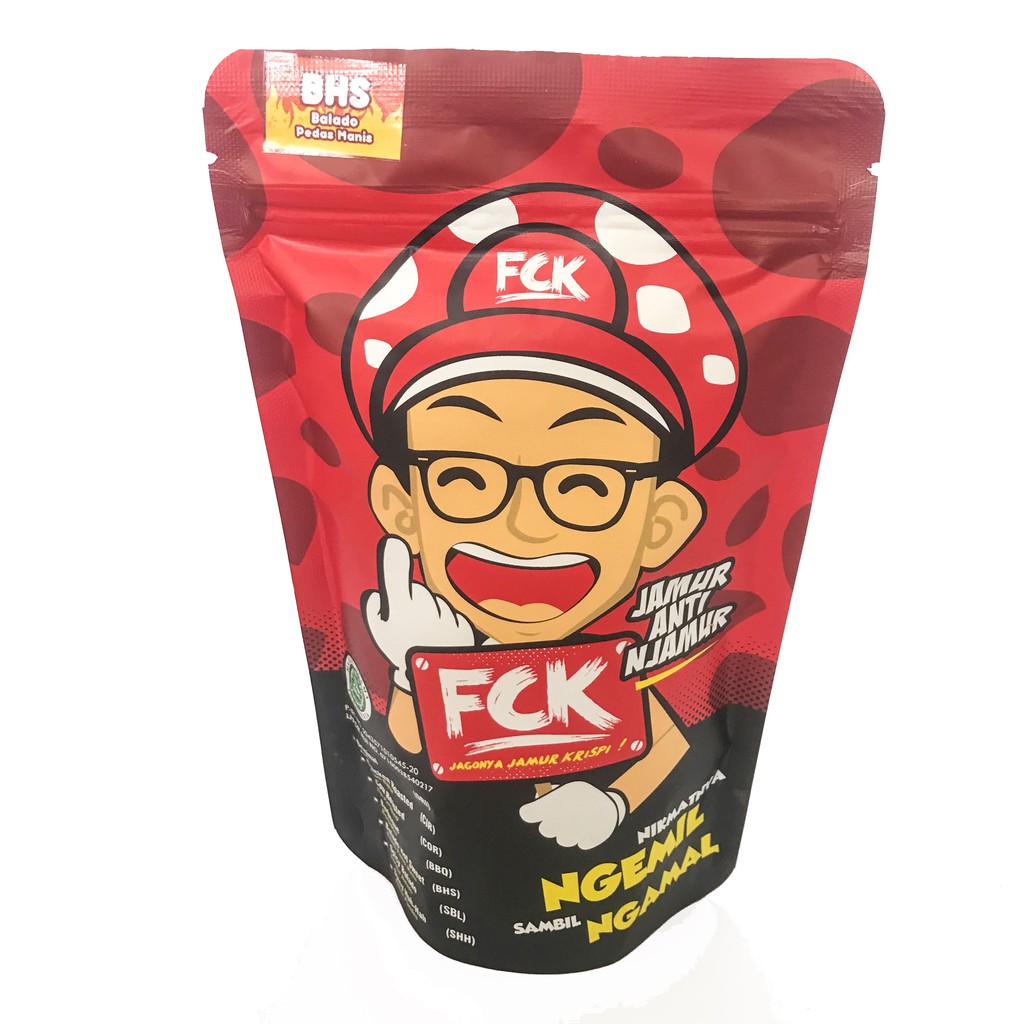 KERIPIK JAMUR FCK CRISPY KEKINIAN