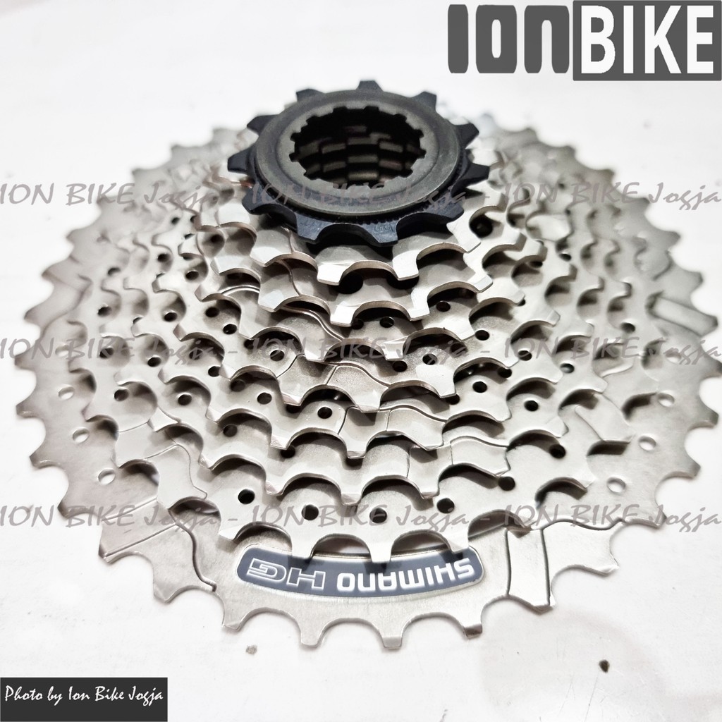 Cassete Sprocket HG201 9 Speed 11-36T ORIGINAL - Sproket Shimano 9sp 11 36 T Murah Ringan Sepeda MTB