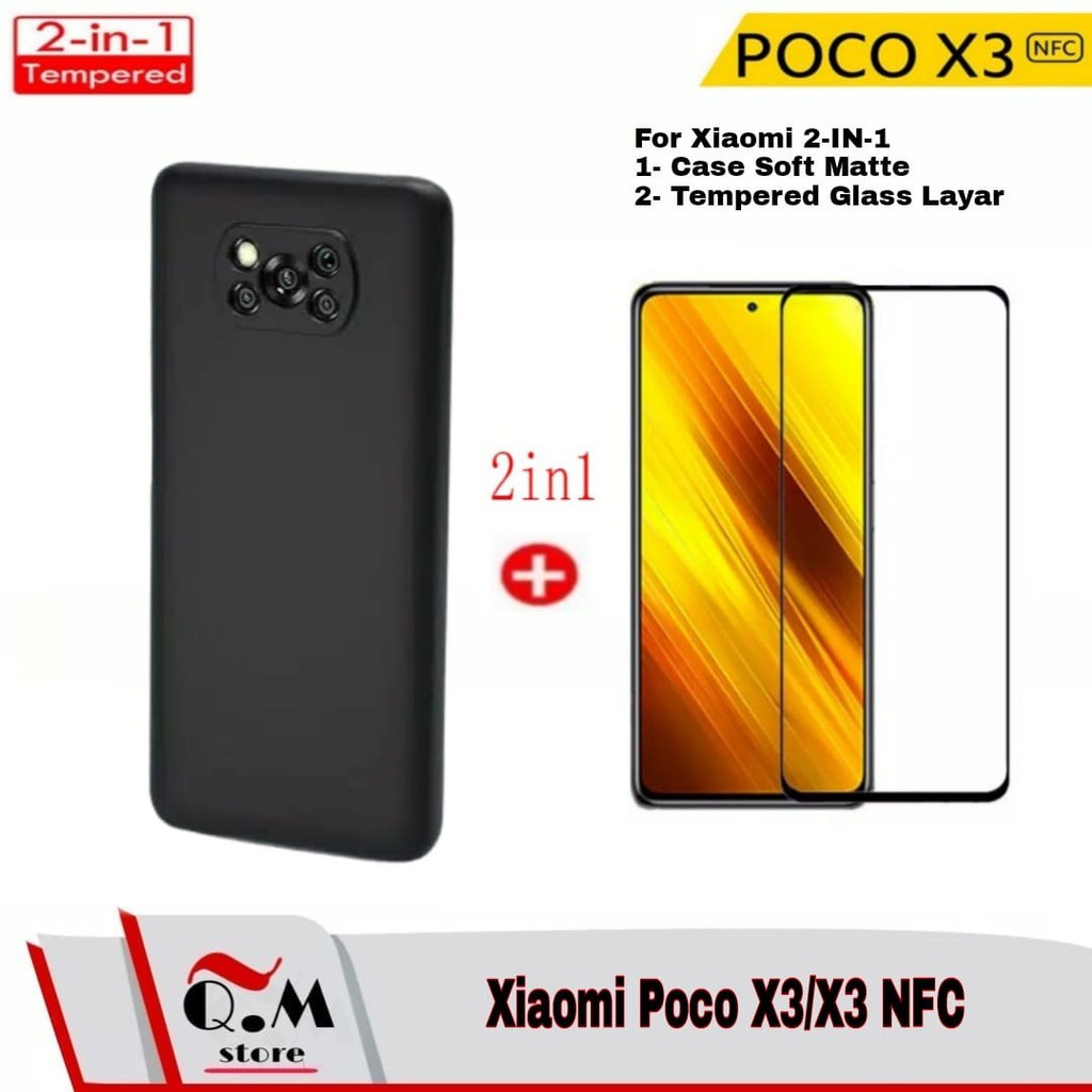 Xiaomi Poco X3 Pro / Poco X3 / X3 NFC Soft Case Slim Premium Silikon Black Matte Protection 2-IN-1