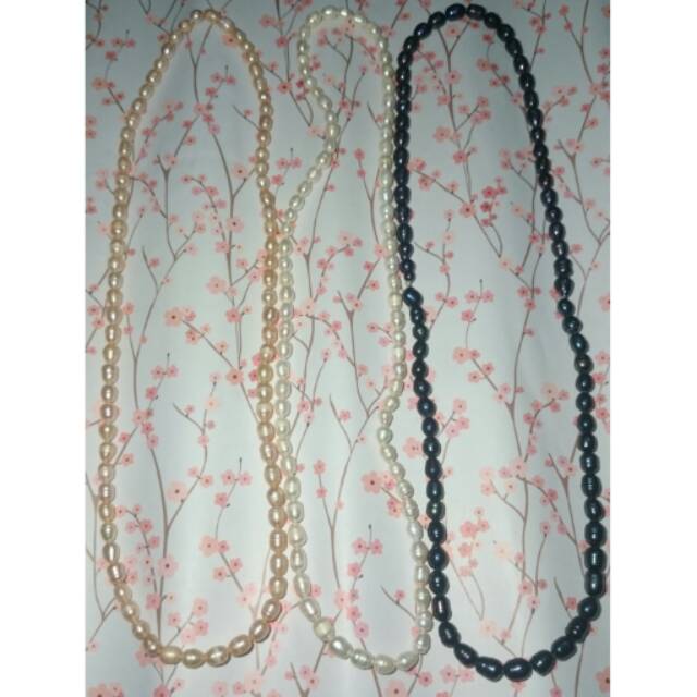 Kalung full mutiara 40cm