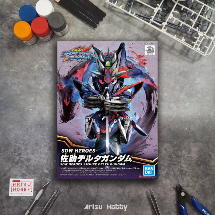 SDW SD World Heroes Sasuke Delta Gundam Bandai