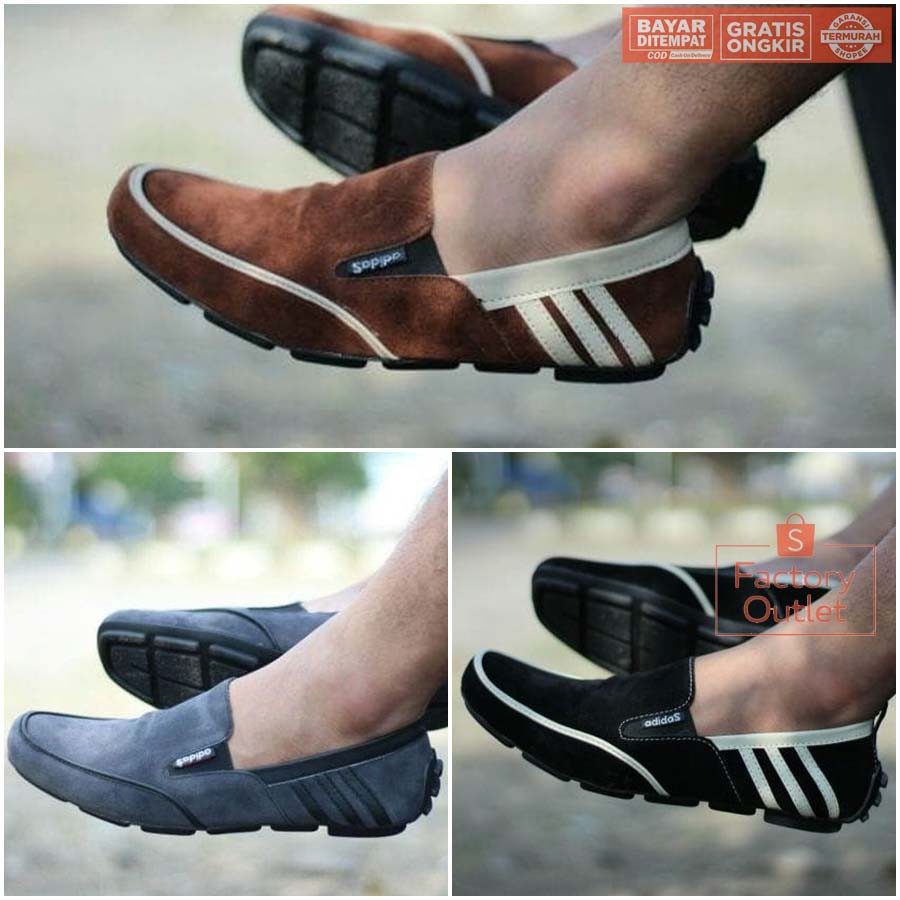 SEPATU SLOP ADIDAS DEMBELE SEPATU SLIP ON CASUAL SANTAI HARIAN