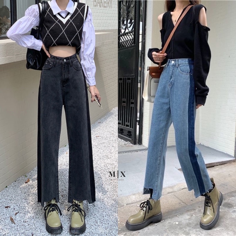 CELANA JEANS HIGHWAIST PANTS IMPORT WANITA MX875