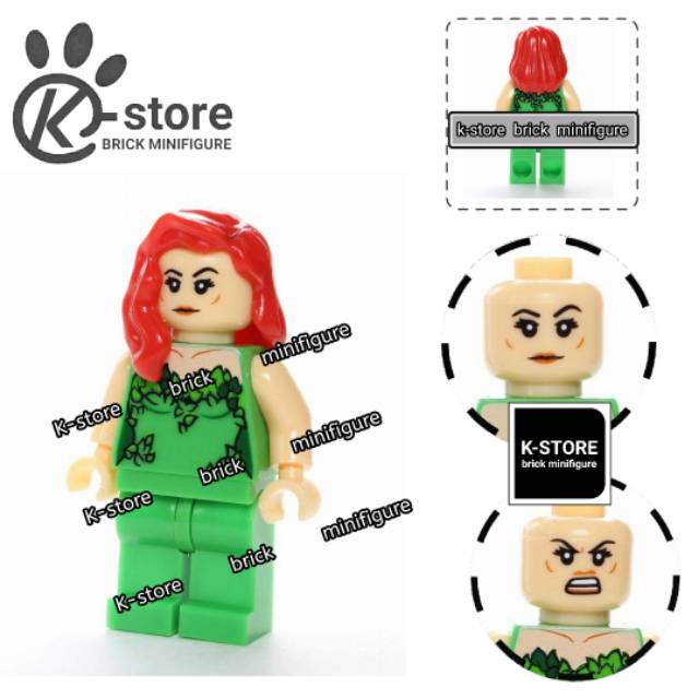 Lego poison ivy batman supervillan mini brick