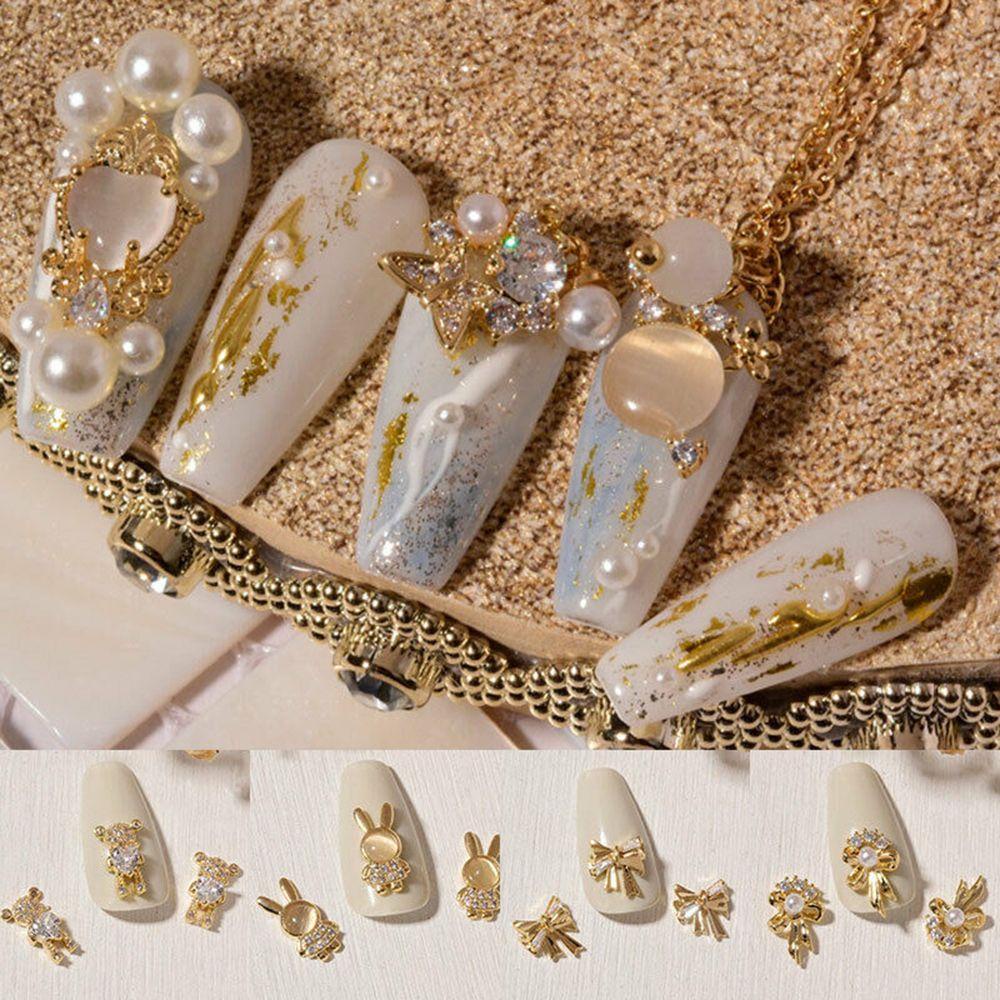 R-flower Nail Art Dekorasi New Charms DIY Kupu