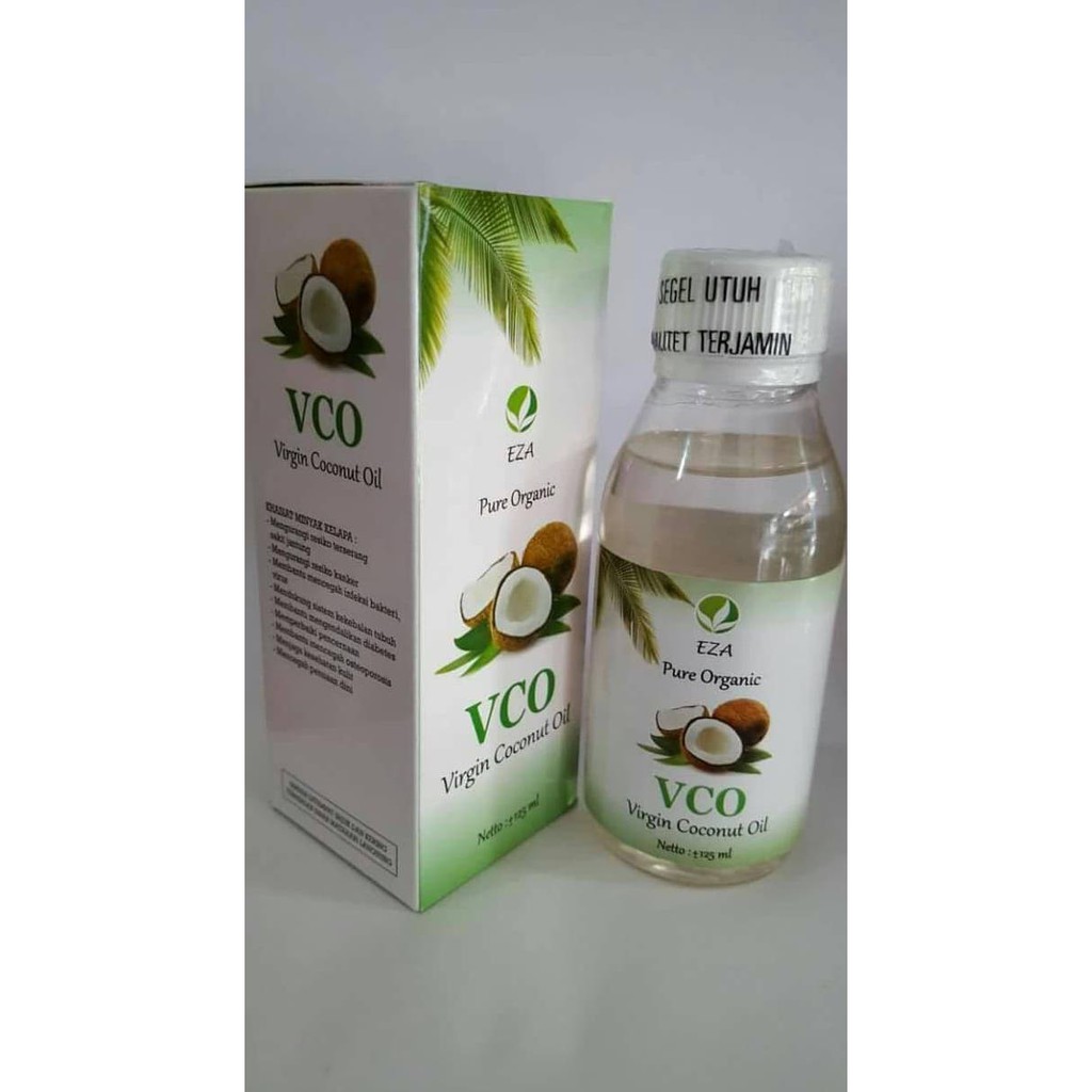 

VCO EZA 125ml 125 ML virgin Coconut Oil CURAH 125ML minyak Kelapa NEW