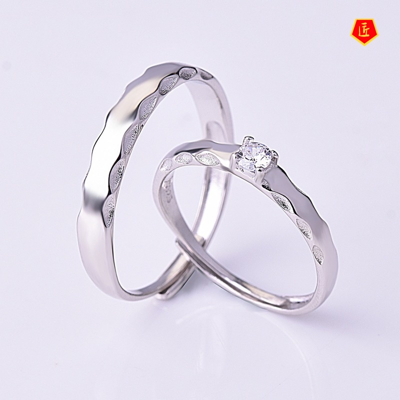 [Ready Stock]Simple Daily Couple Diamond Ring