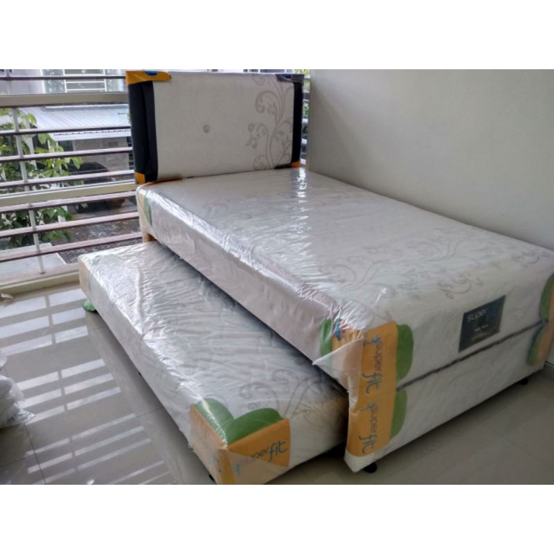 Ori Promo Comforta Superfit 100x200 2 in 1 sorong spring bed kasur Garansi pabrik PO