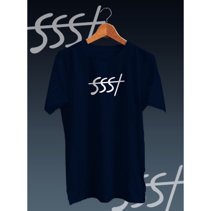 KAOS DISTRO PRIA&quot;SSST TENGAH&quot;cotton combed 30s