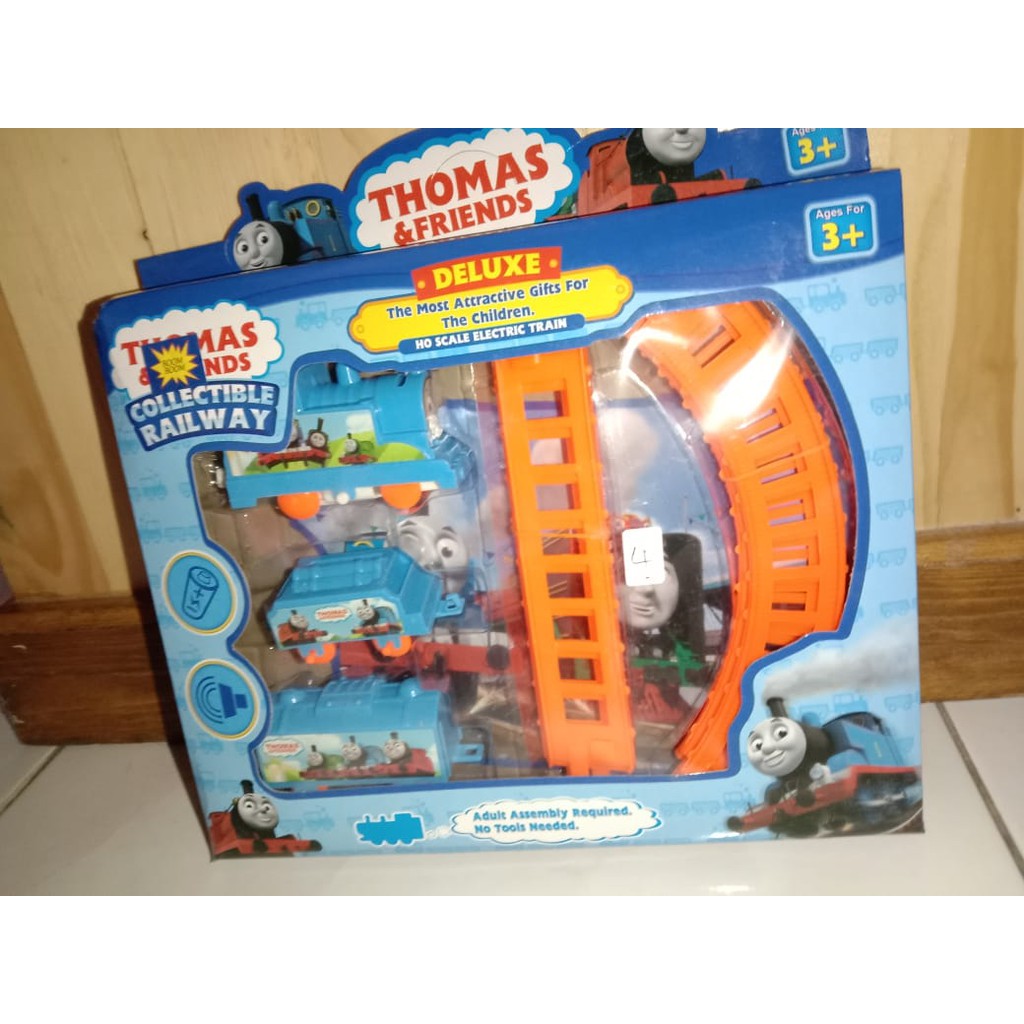 kereta thomas baterai / mainan anak / mainan kereta