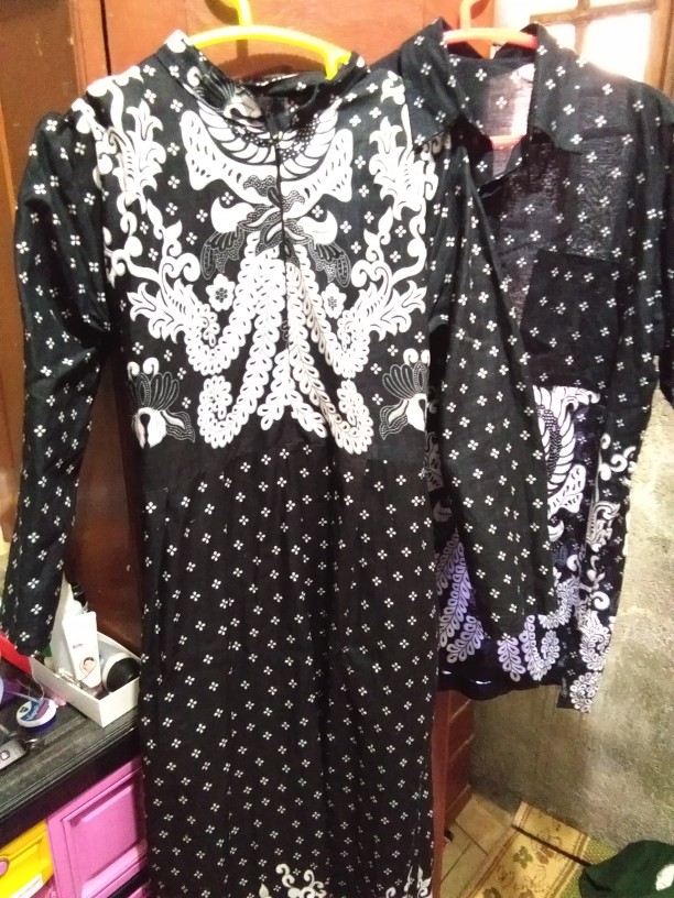 Bisa Pisah Batik Couple Keluarga Sania Ruffle Ori Ndoro Jowi Termurah Gurita Putih
