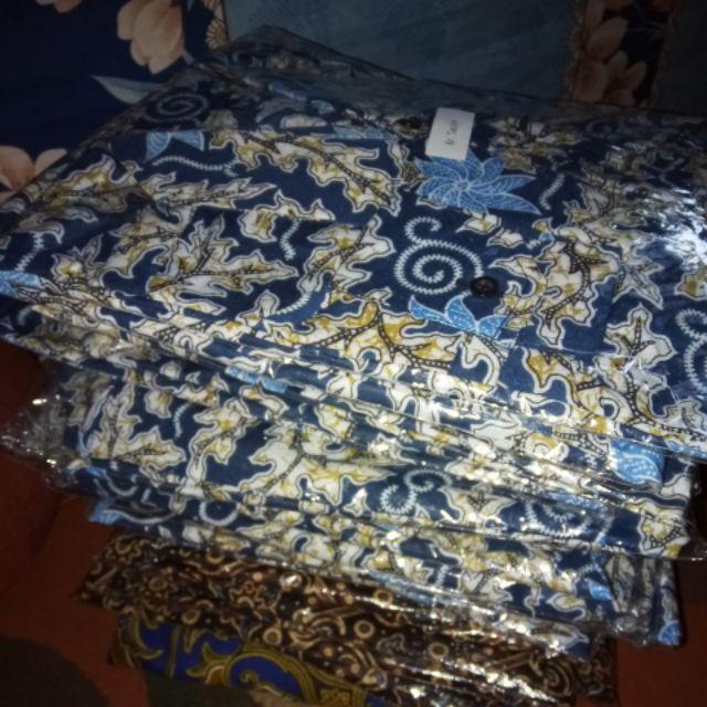 Size M L Xl Xxl Xxxl Bswart Batik Hrb026 Kenongo Hem Pendek Padi Pekalongan M L Xl Batik Pria Murahl