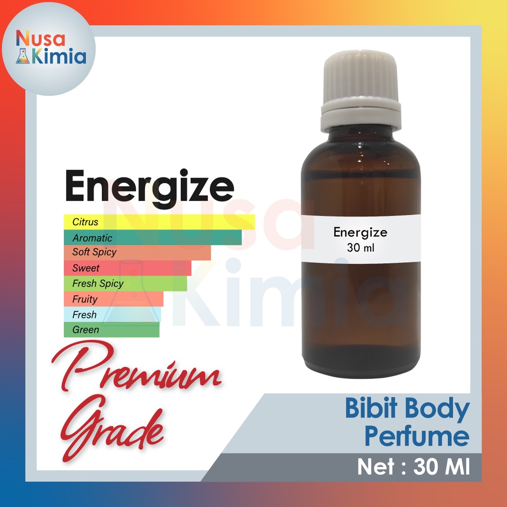 Bibit Minyak Wangi Refill Energize Premium Grade