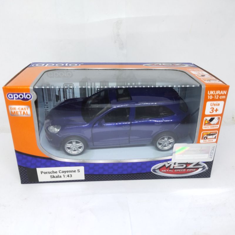 diecast miniatur mobil Porsche Cayenne mainan