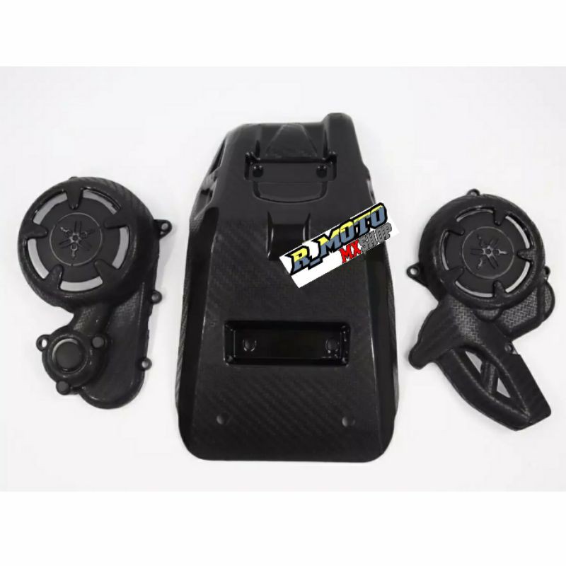 engine guard yamaha wr 155 r pelindung mesin trail yamaha wr 155 r carbone warna hitam