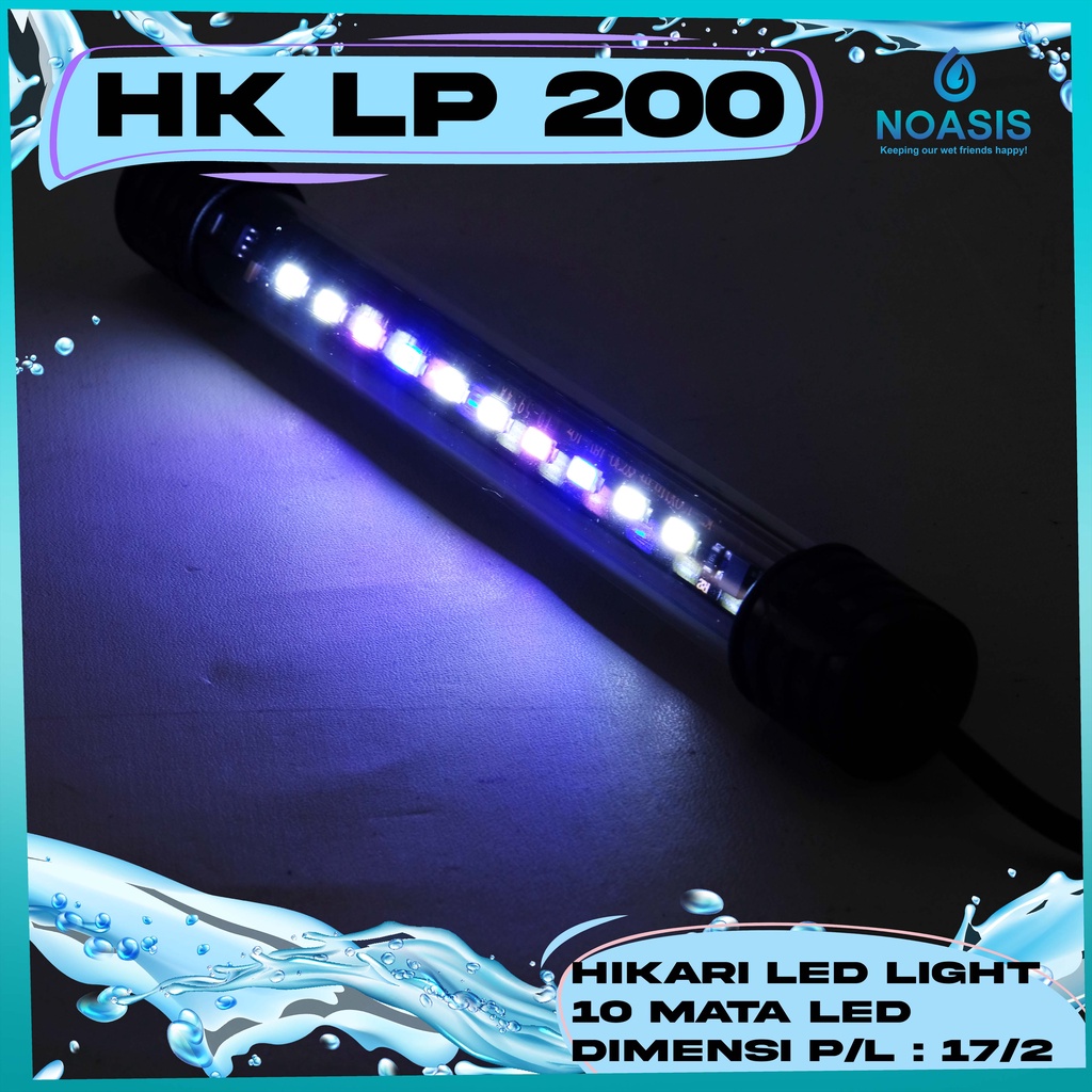 LAMPU LED CELUP AQUARIUM HIKARI HK LP 200 HK P 200 AKUARIUM AQUASCAPE