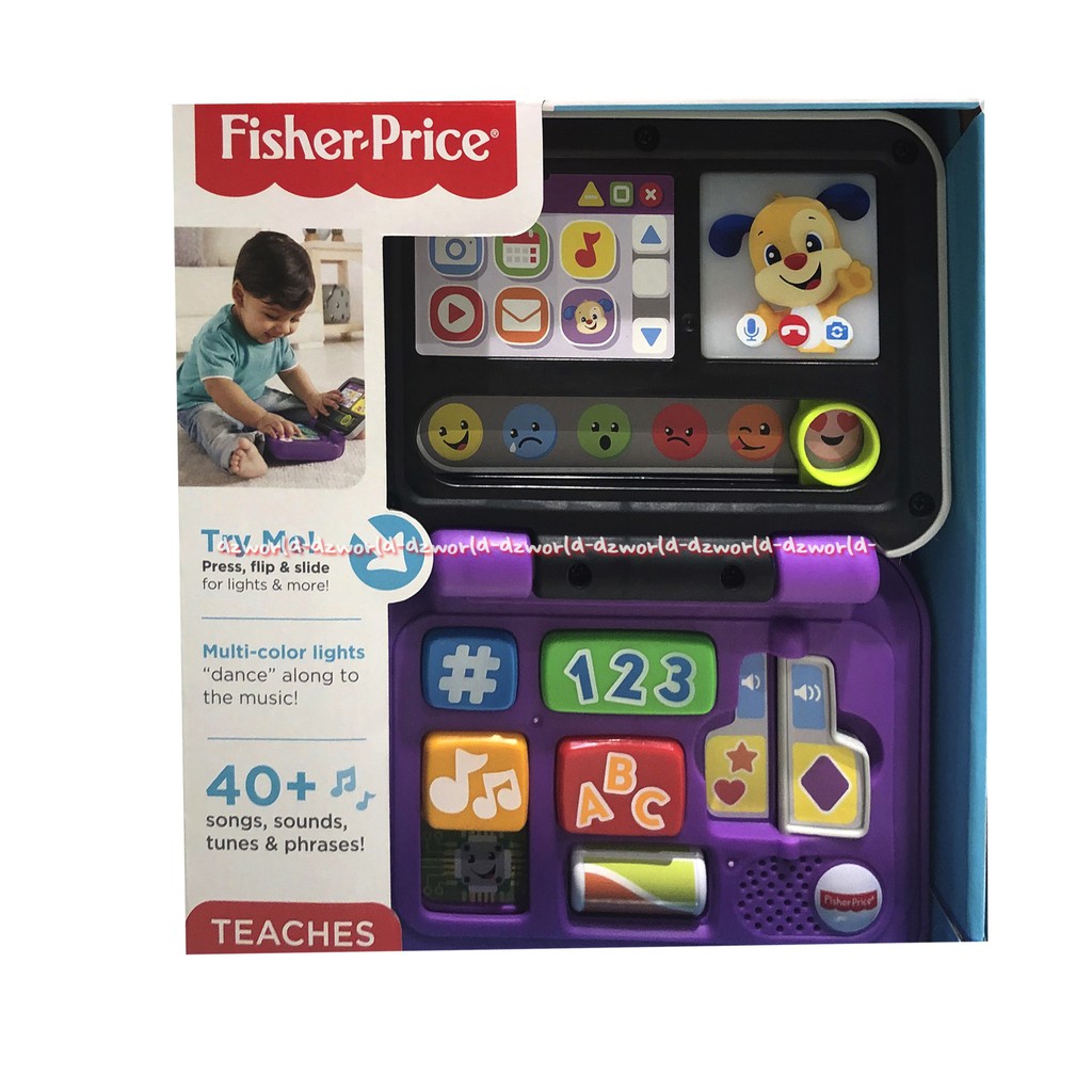 Fisher Price Purple Laptop Multi Color Light Dance Along To Music Alat Game Untuk Balita