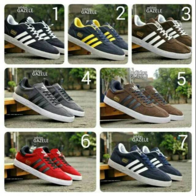 Sepatu sneakers casual adidas gazelle Man untuk pria Laki MURAH Uk.39,40,41,42,43