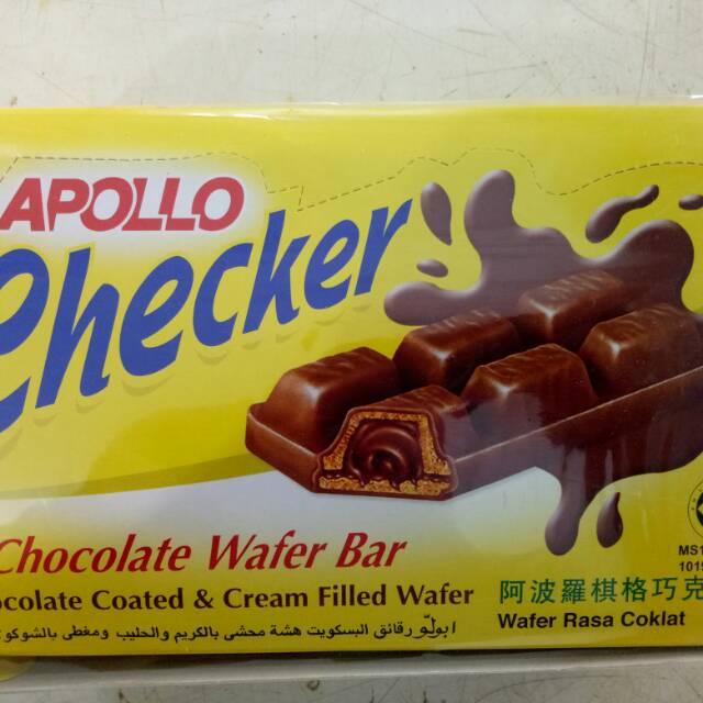 

Apollo checker chocolate wafer bar