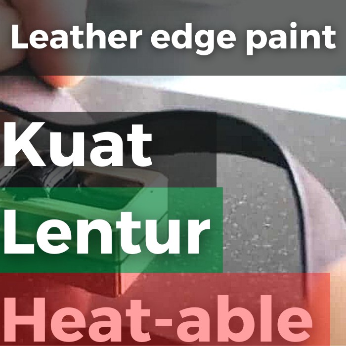 Velle EG - Cat pinggiran tepian tas kulit - cat pinggir tepi - leather edge paint - matte doff