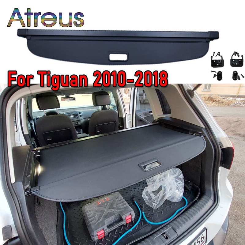 1 Set Cover Pelindung Bagasi Belakang Mobil Untuk VW Volkswagen Tiguan 2010-2018