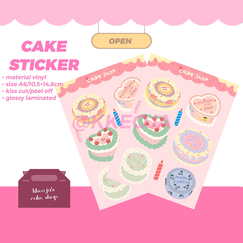 

CAKE STICKER DECO STICKER