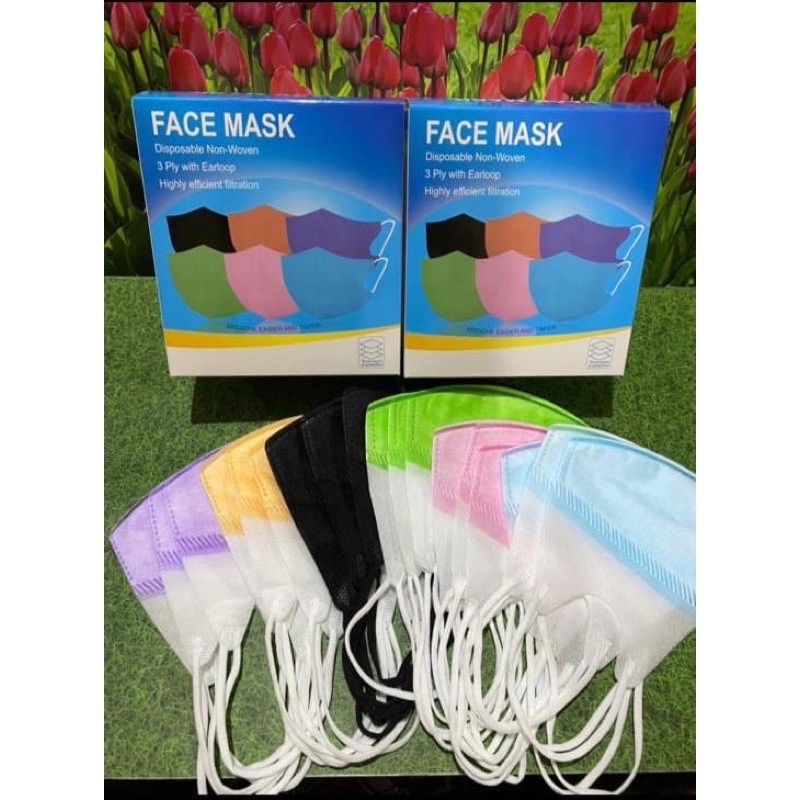 MASKER DUCKBILL PREMIUM WARNA