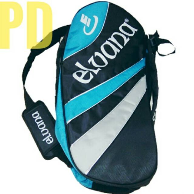 Tas Raket Badminton Elvana, Tas Ransel Srempang Badminton Elvana 2 Res