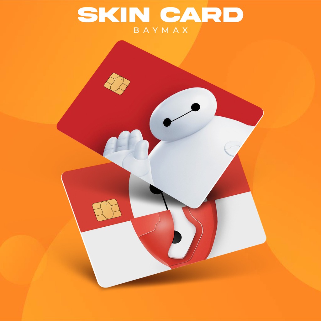 [BM Skin Card] Baymax ||  Garskin | Cover ATM / E - Money / Flazz - Anti Air