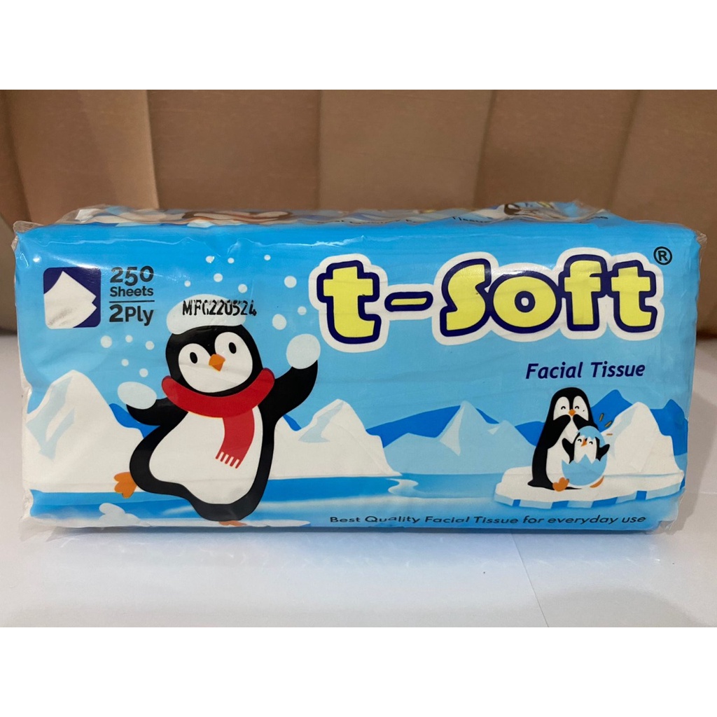 Tisu T-soft 250 Sheet Murah