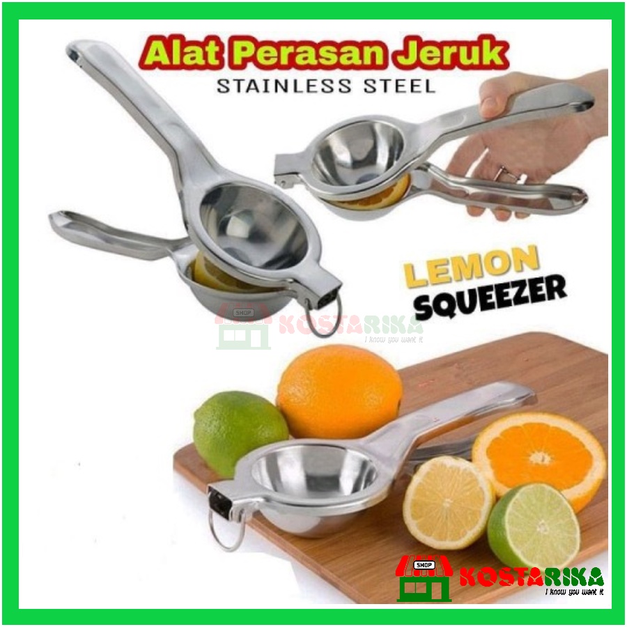 Alat Pemeras Jeruk Lemon Stainless Steel Atau Perasan Jeruk lemon Atau Pemeras Jeruk Nipis