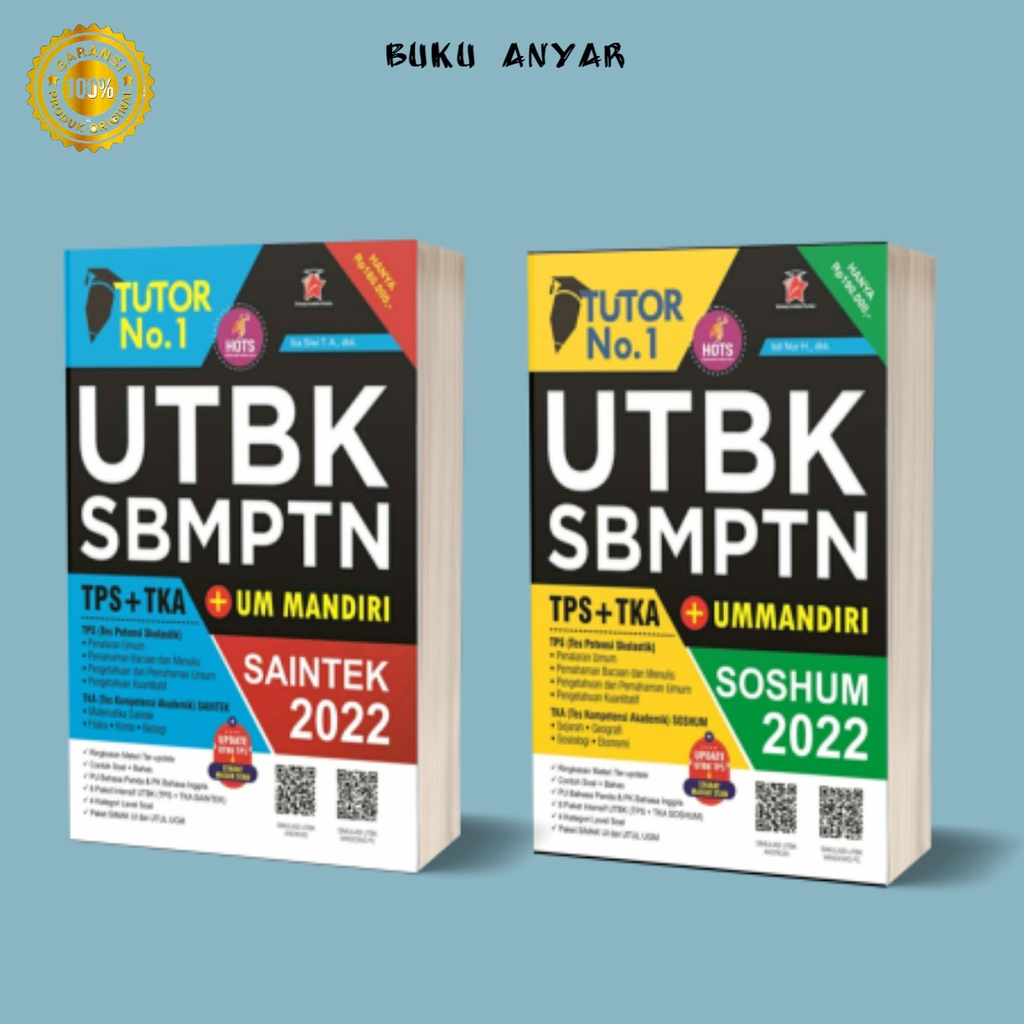 UTBK  2022 SBMPTN + UM MANDIRI SOSHUM, Tutor No.1 UTBK SBMPTN SOSHUM SAINTEK 2022