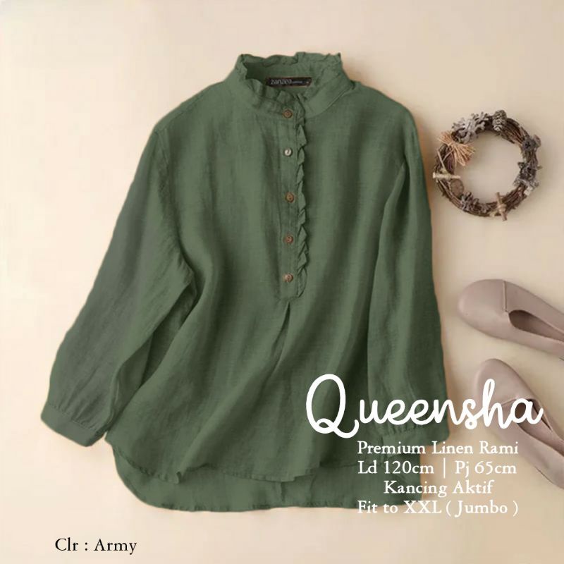 QUEENSHA BLOUSE TERBARU