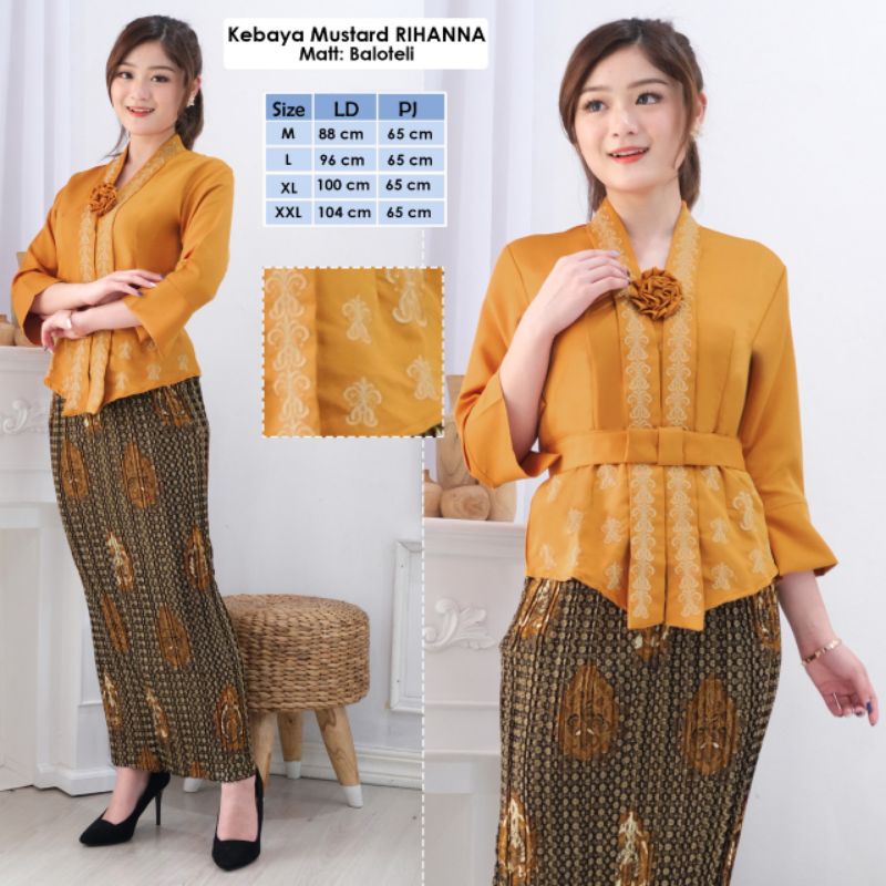 Kebaya encim modern kebaya wisuda, pesta, kantoran, senada wanita-2