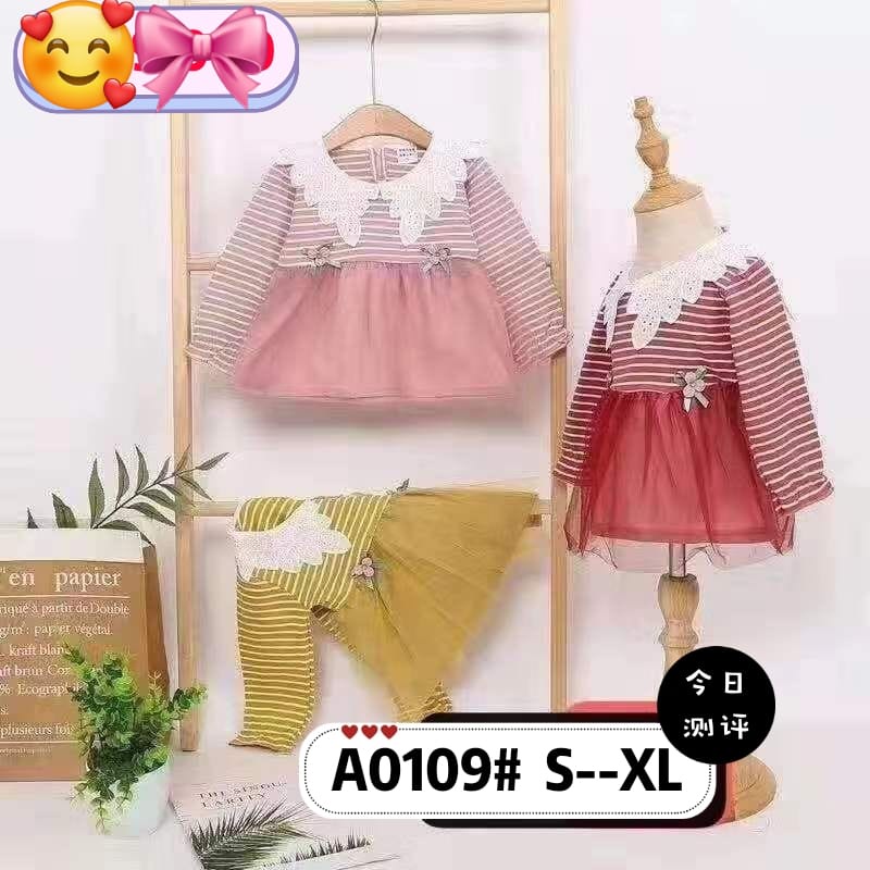 Dress Anak Perempuan Cute Girl 3 bulan - 18 Bulan A0108