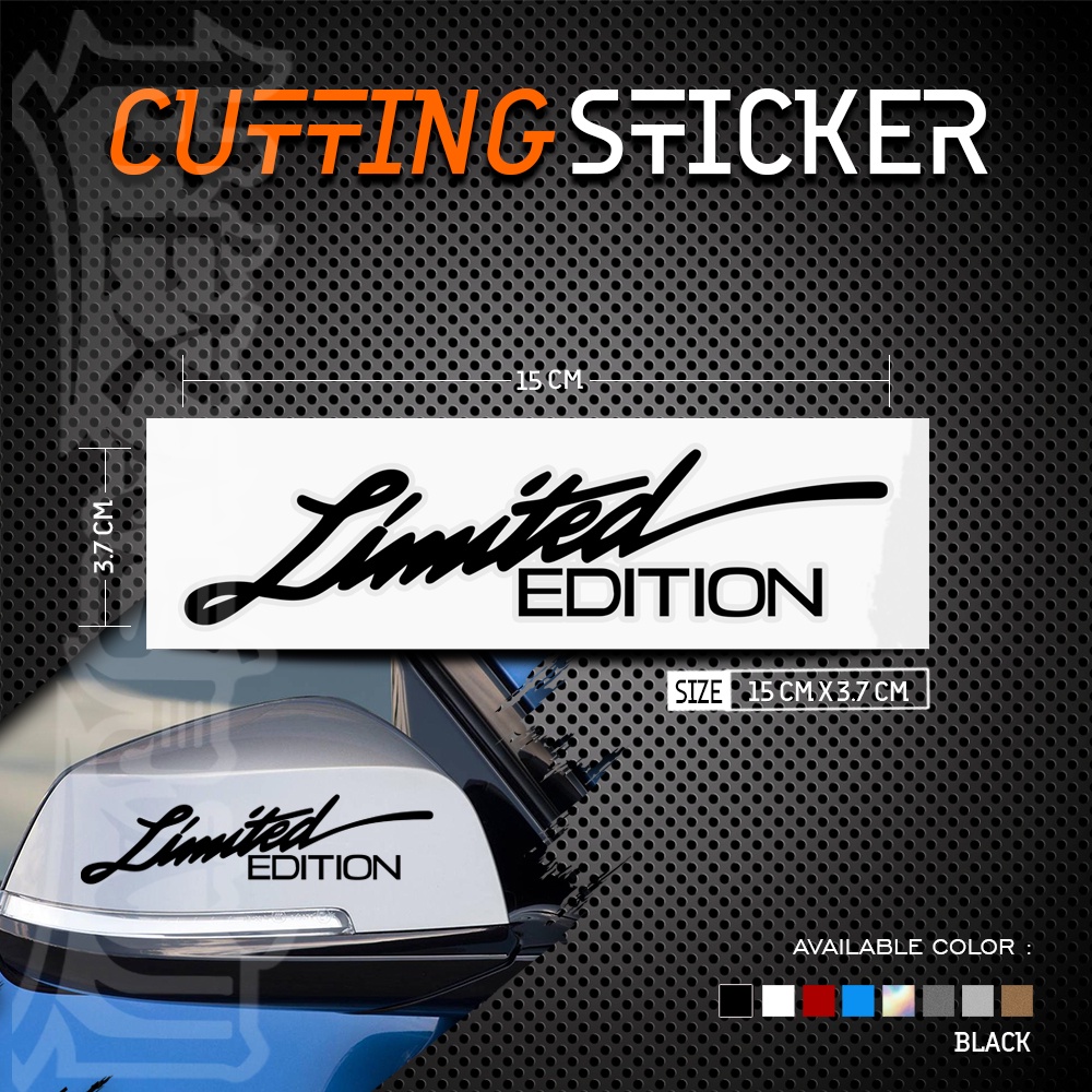 Cutting Sticker Limited Edition | Stiker Cutting Limited Edition | Limited Edition