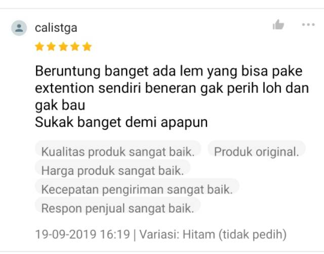 Eyelash Extension Glue NAGARAKU Tanpa Pedih / Lem Bulumata Ekstensi / Naga Glue