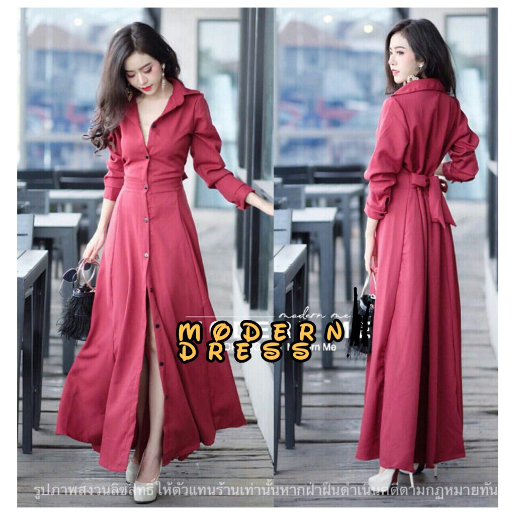 Q- DRESS MODERN/ DRESS PANJANG/ TERBARU