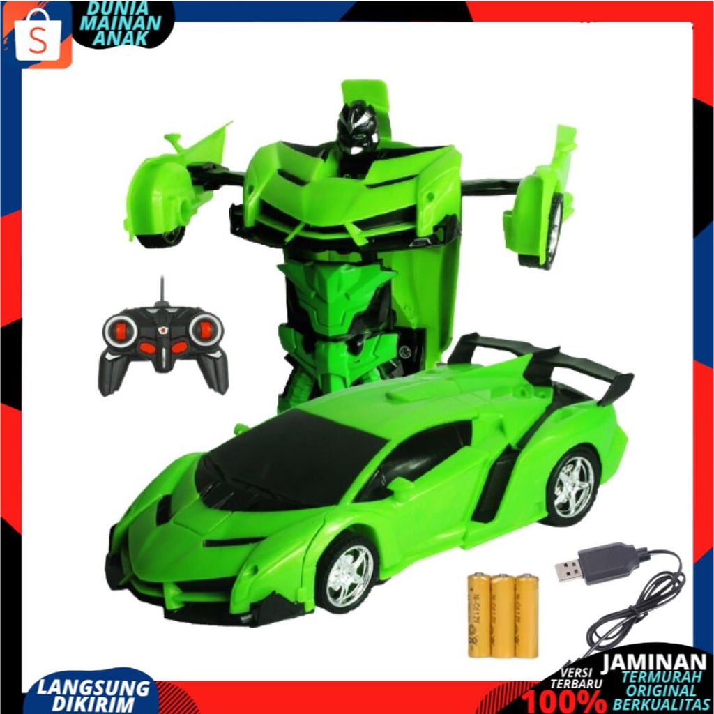 MAINAN ANAK REMOTE CONTROL MOBIL ROBOT RC MOBIL ROBOT RC TRANSFORMER TERBARU