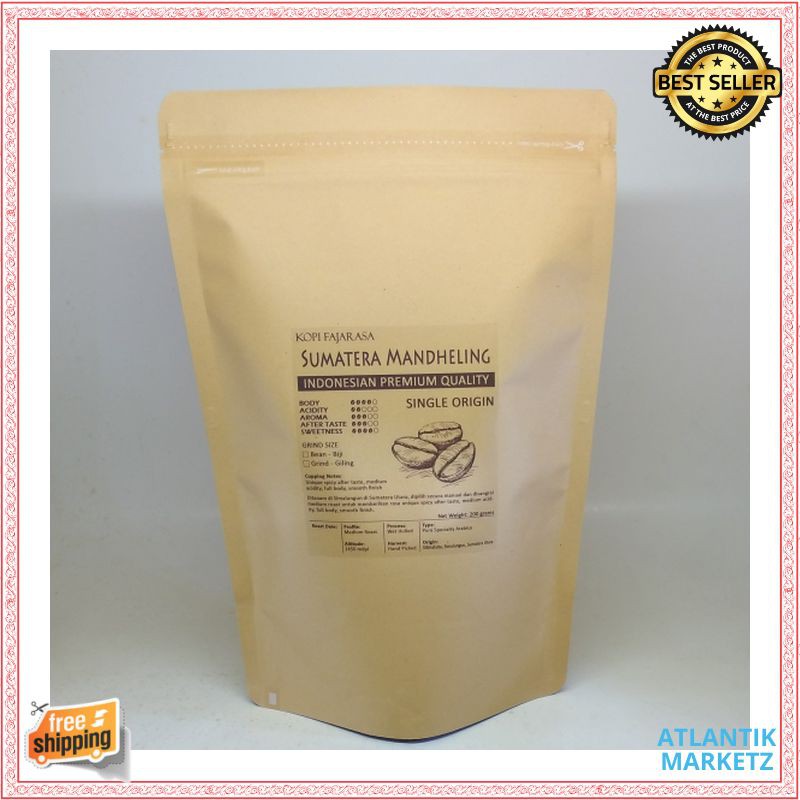 

Kopi Fajarasa Sumatera Mandheling Biji Kopi Arabica 1 kg