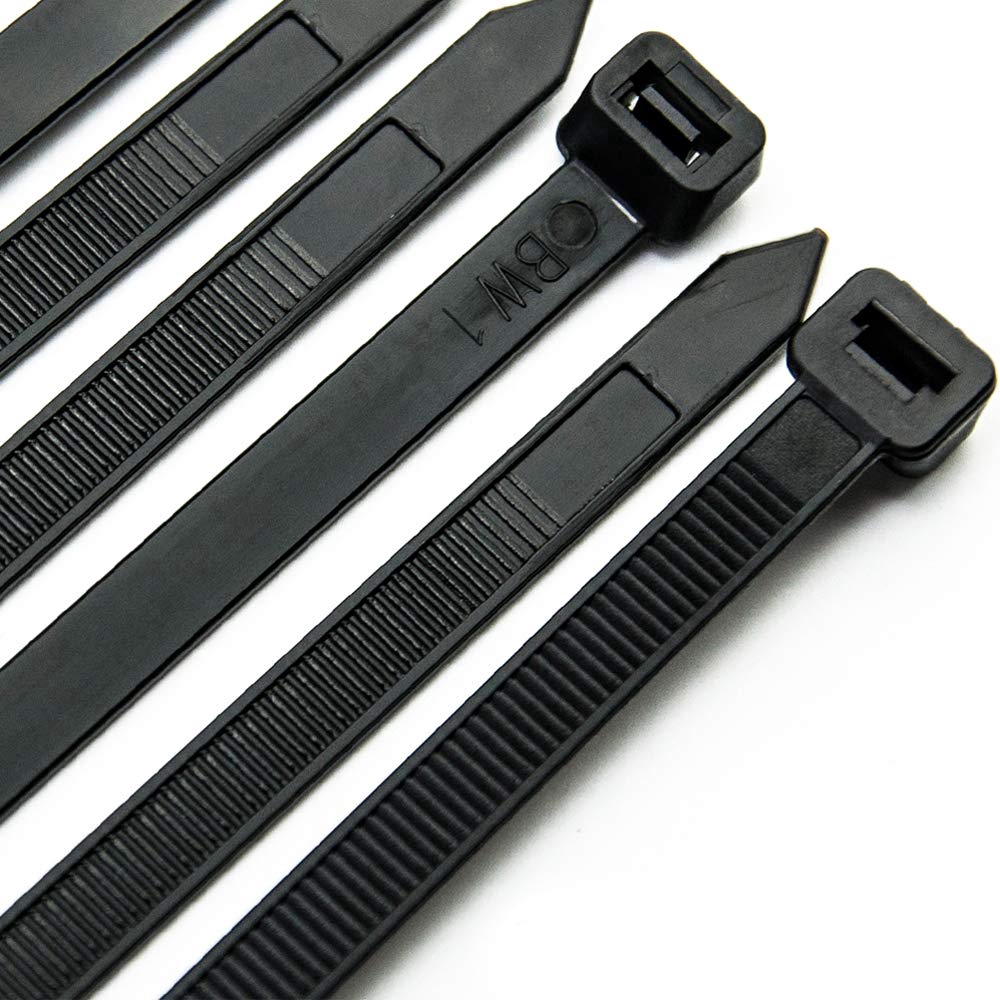 [100Pcs] [Premium Self-Locking Nylon Zip Ties] [Nylon Cable Wire Ties Perfect for Tying Cables, Wires, Organization]