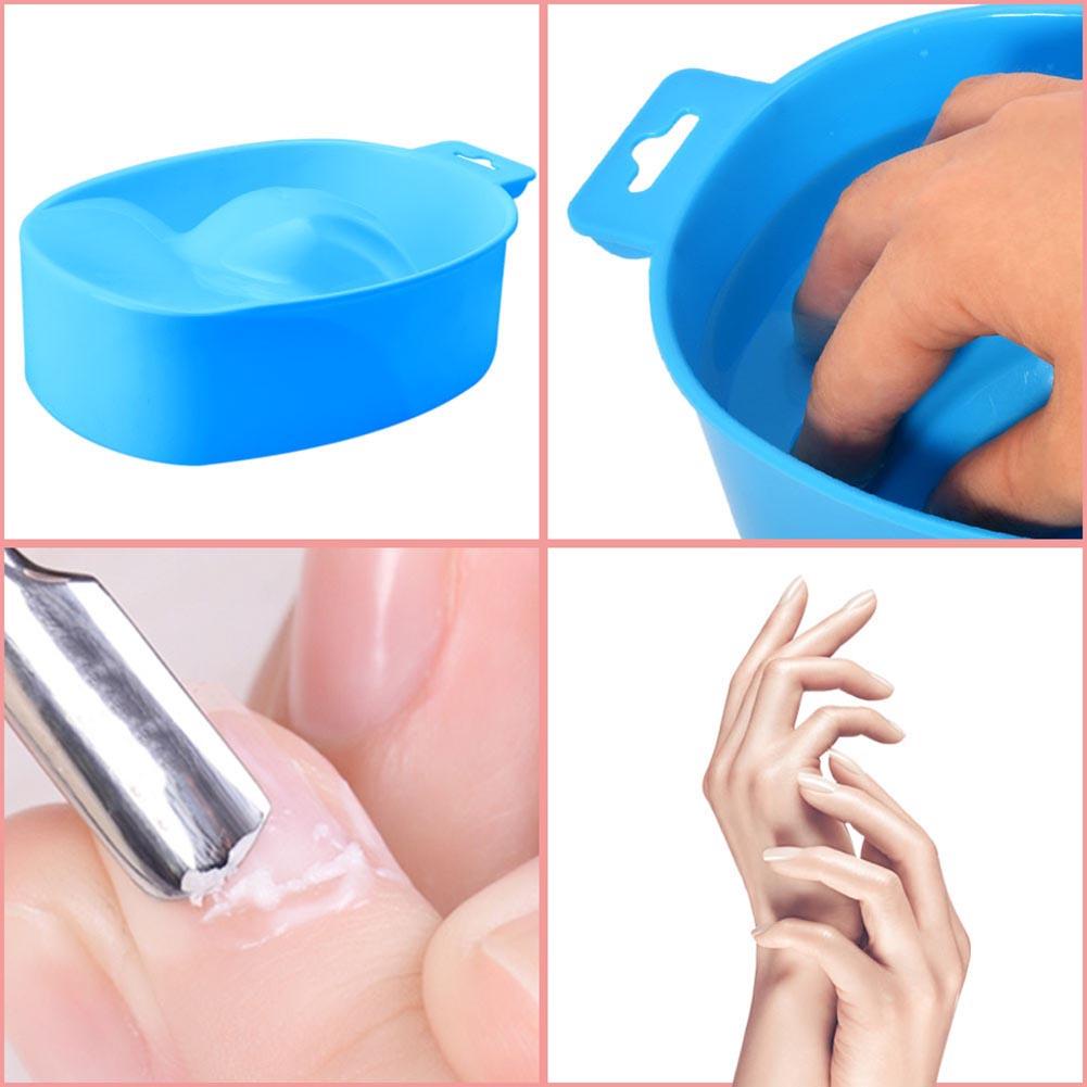 1 pcs Nail Art Cuci Tangan Remover Rendam Mangkuk DIY Salon Manicure Alat