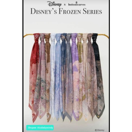 JILBAB BUTTONSCARVES X DISNEY FROZEN XL